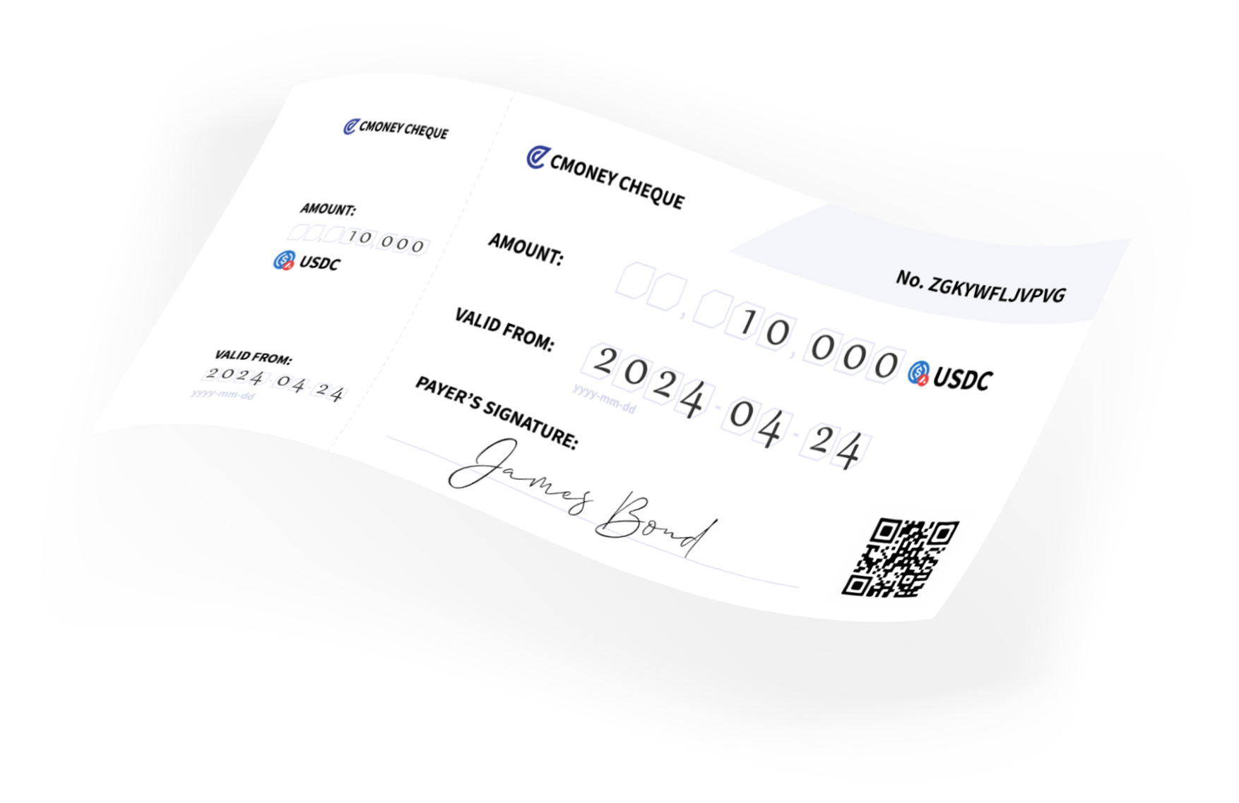 crypto cheque usdc